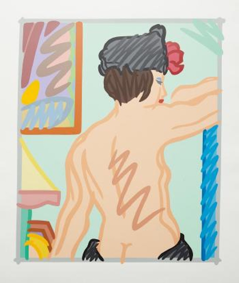 Judy with Black Hat by Tom Wesselmann