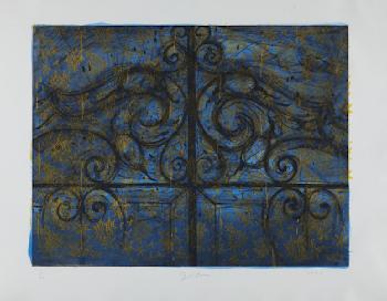 Wallpaper in Paris by Jim Dine
