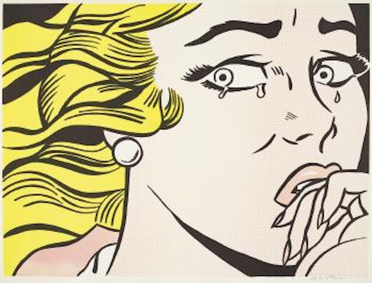 Crying Girl by Roy Lichtenstein