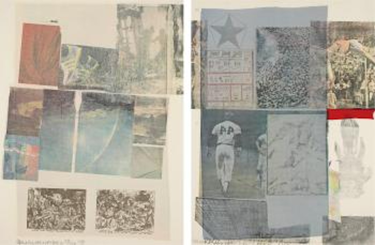 People Have enough Trouble without Being Intimidated by an Artichoke; and Back Out, from A Suite of Nine Prints by Robert Rauschenberg