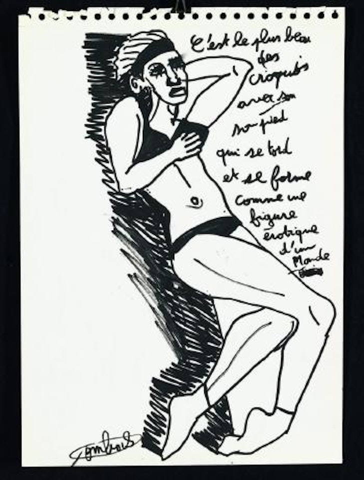 C'est le plus beau des croquis by Robert Combas