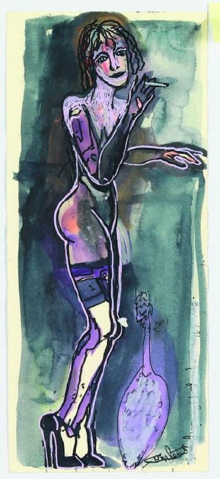 Par l'homme qui fait pleurer les femmes by Robert Combas