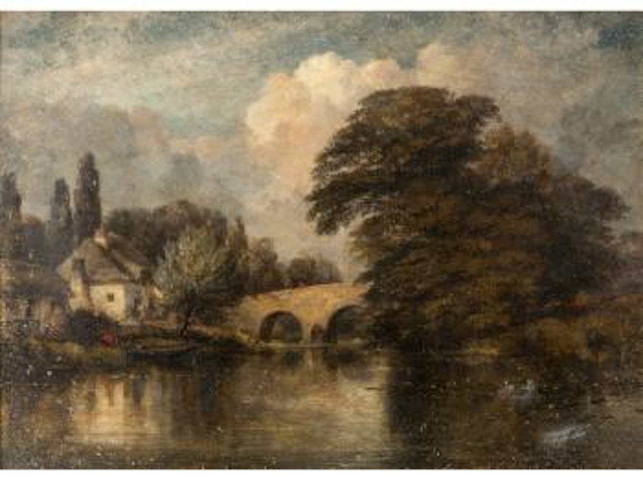 Godstow Bridge, Oxford by Edward William Cooke