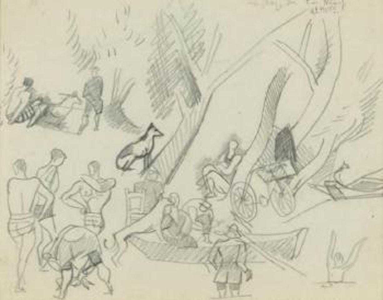 La plage du pont Neuf by André Lhote