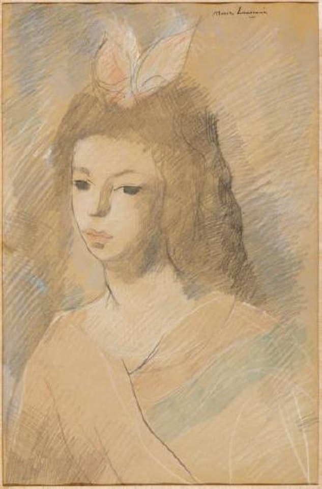 Portrait de jeune fille by Marie Laurencin