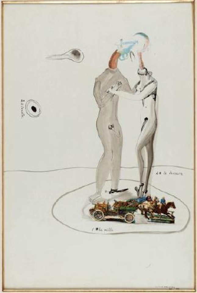 La ville, le terrain, le traitre by Victor Brauner