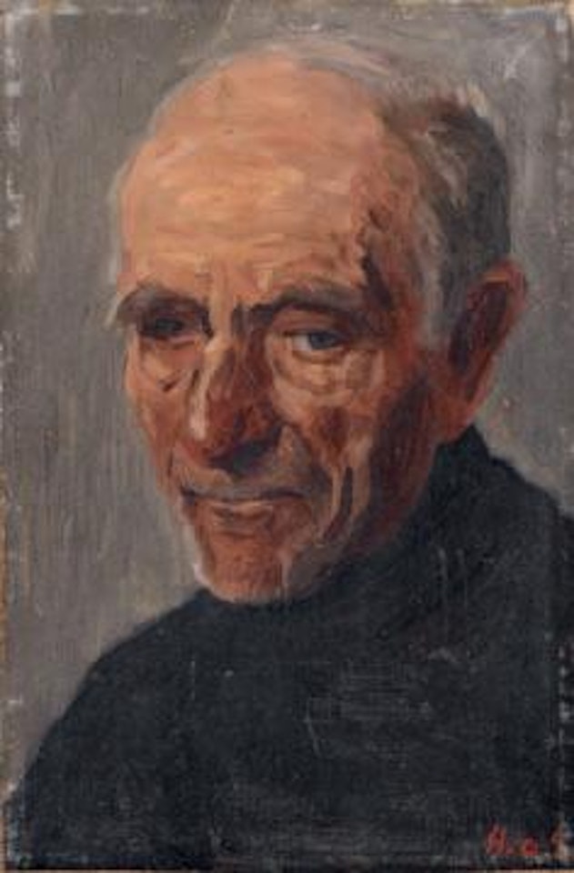 Kopf eines Moorbauern by Hans am Ende