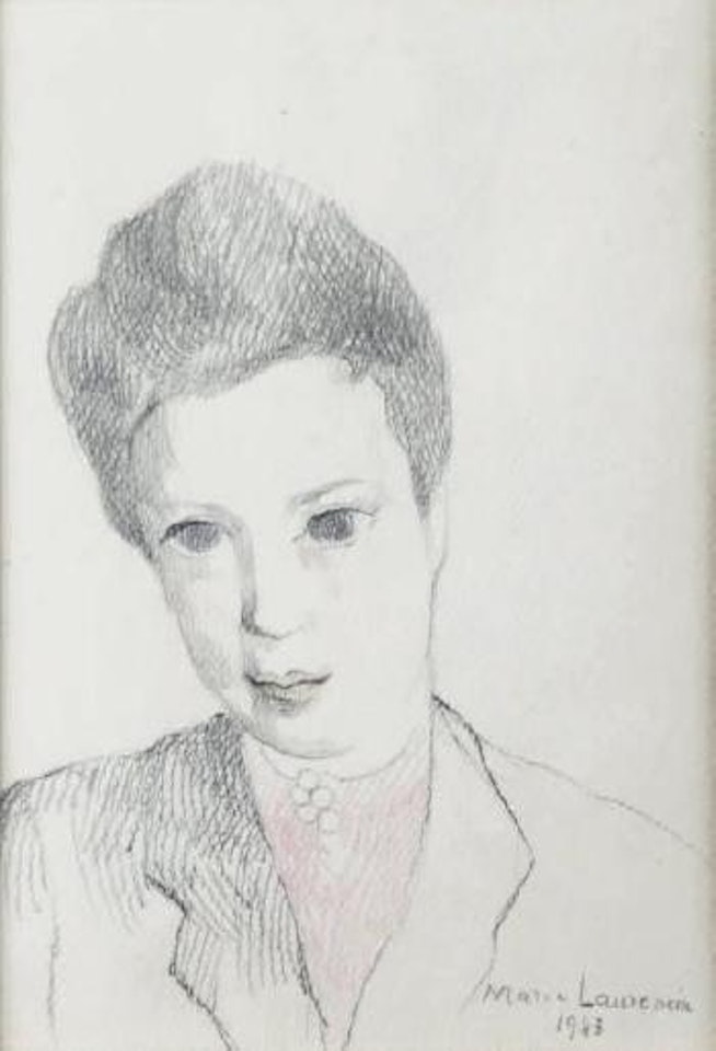 Portrait de femme by Marie Laurencin