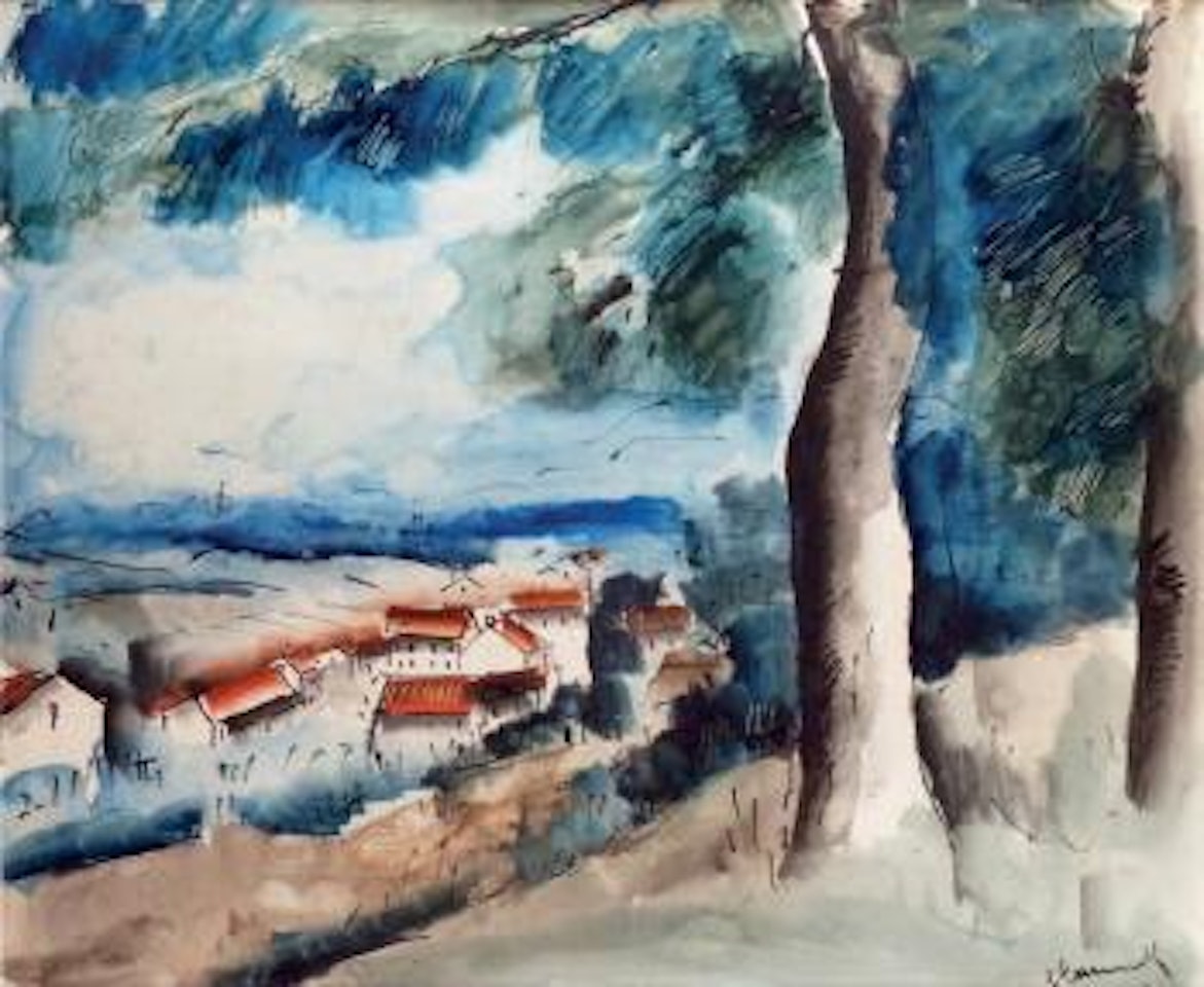 Le village by Maurice de Vlaminck