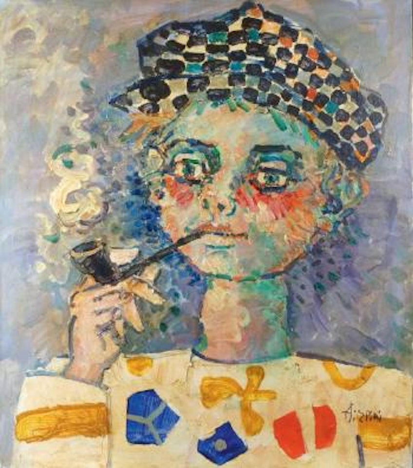 L'arlequin à la pipe by Paul Aizpiri