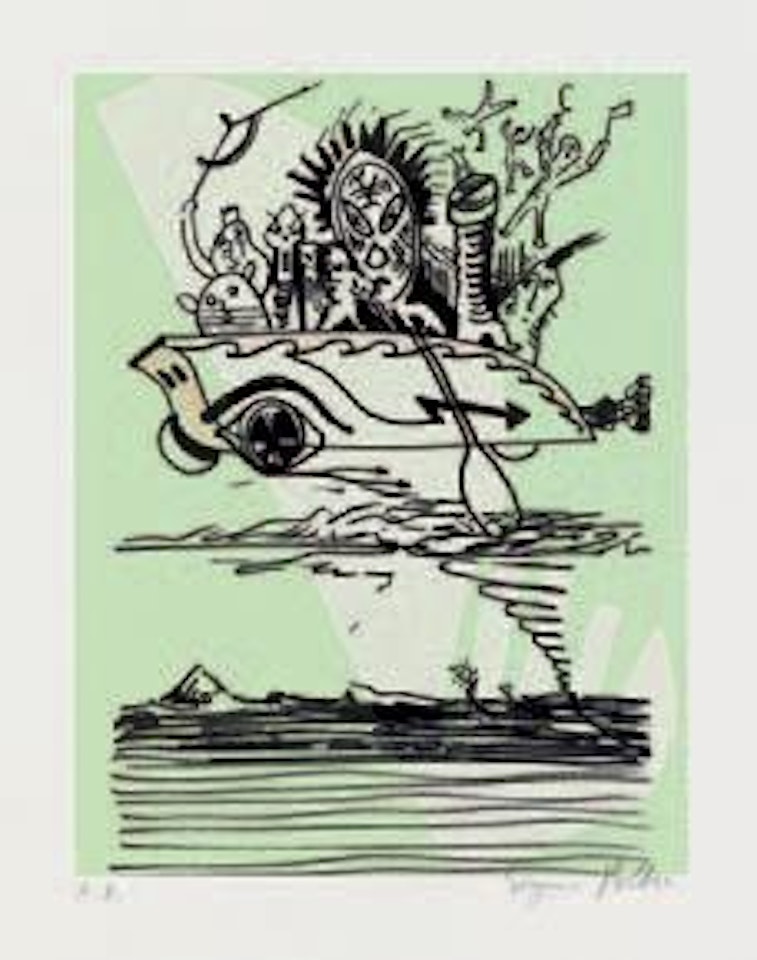 Vollmond im Widder by Sigmar Polke