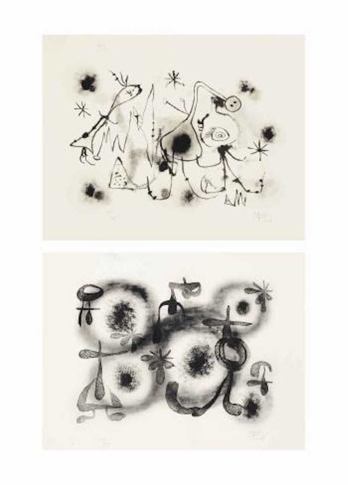 Album 13: two plates by Joan Miró