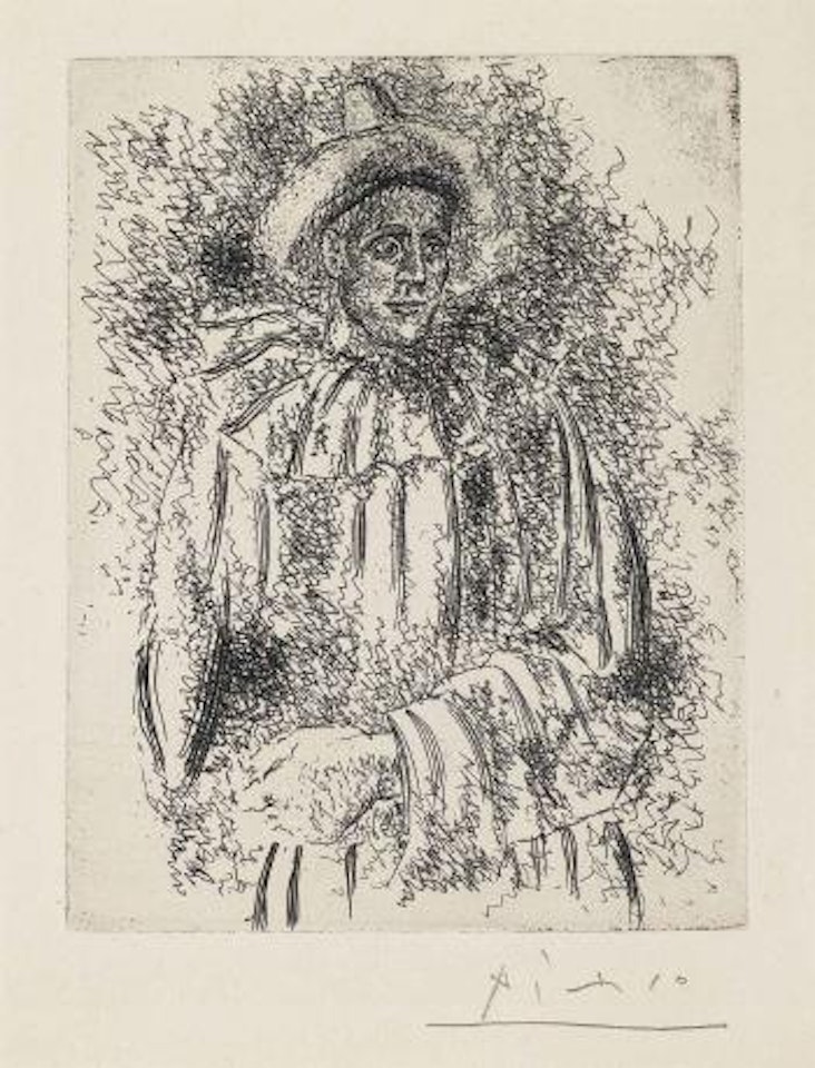 Pierrot (Massine en Pierrot) by Pablo Picasso