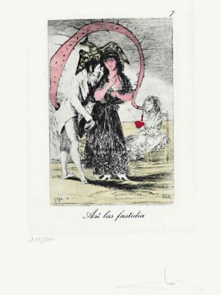 Miguel de Cervantes, Don Qiuchotte de la Manche by Salvador Dali