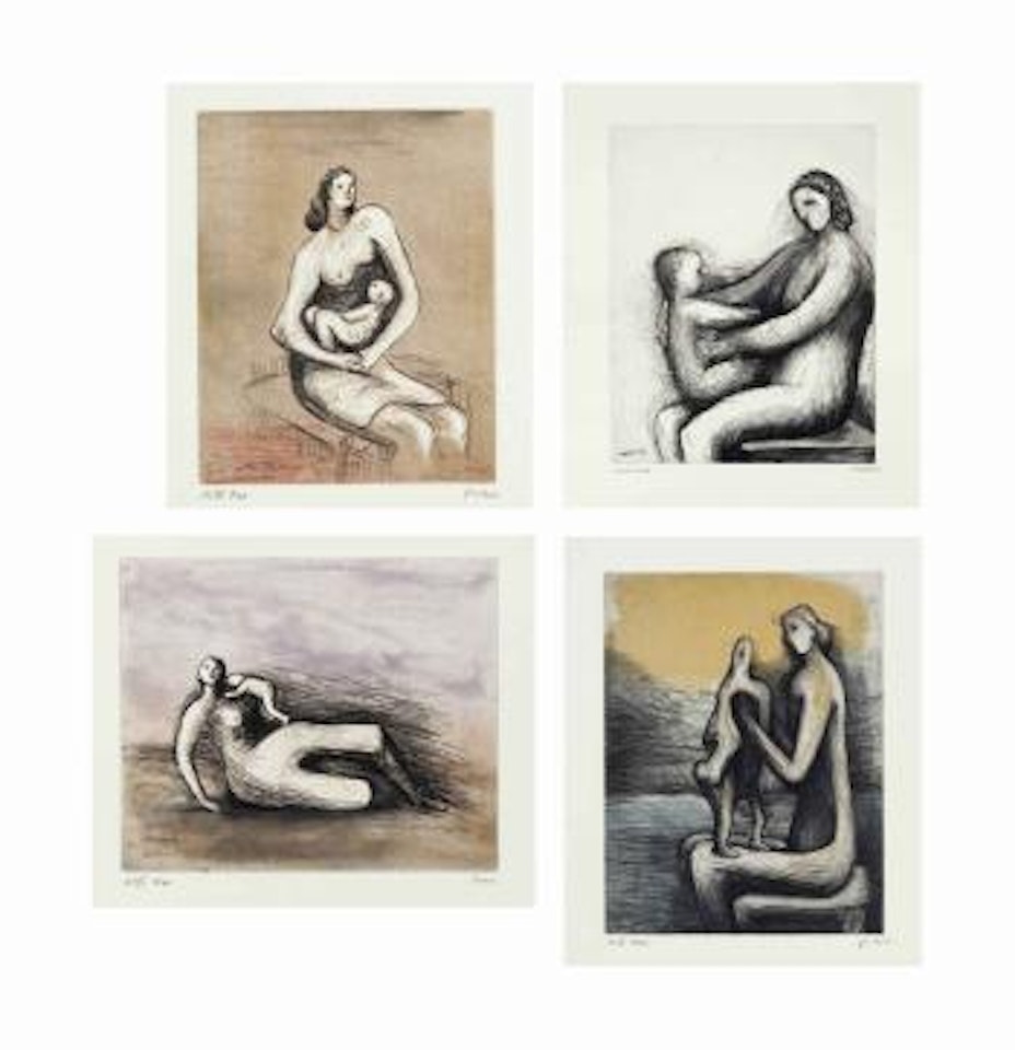 Mother and Child, Raymond Spencer Company Ltd. for the Henry Moore Foundation, Much Hadham by Henry Moore