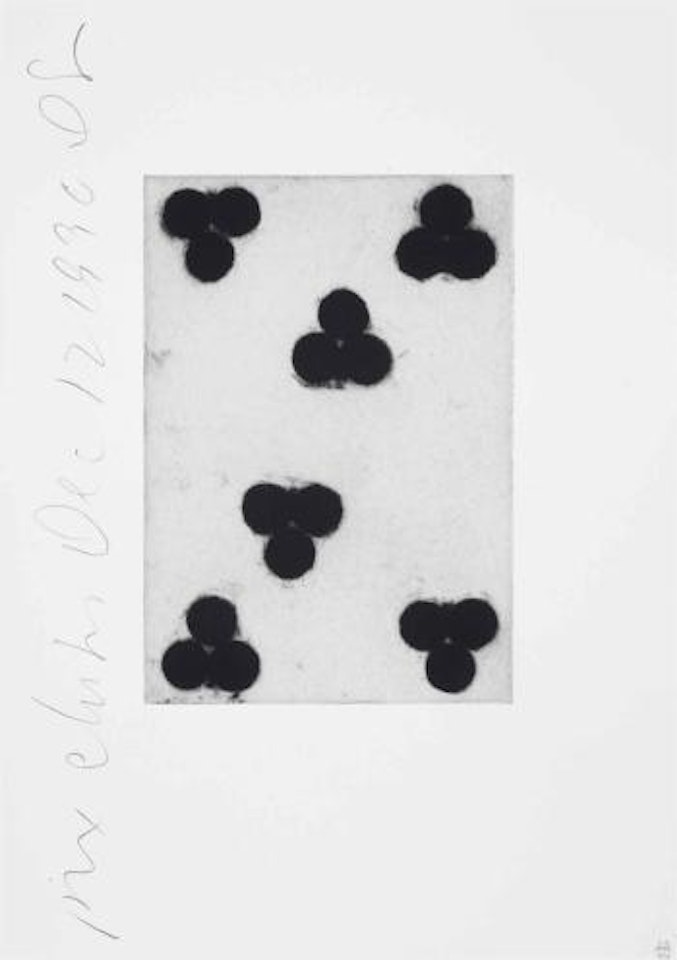 Playing Cards by Donald Sultan