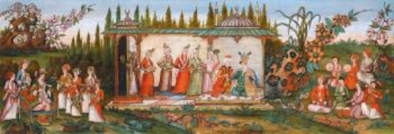 An Ottoman Garden Party by French School
