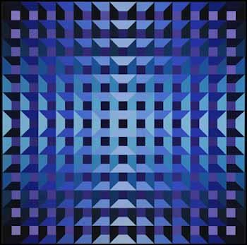Structure Ambigüe Quadri by Jean-Pierre Yvaral