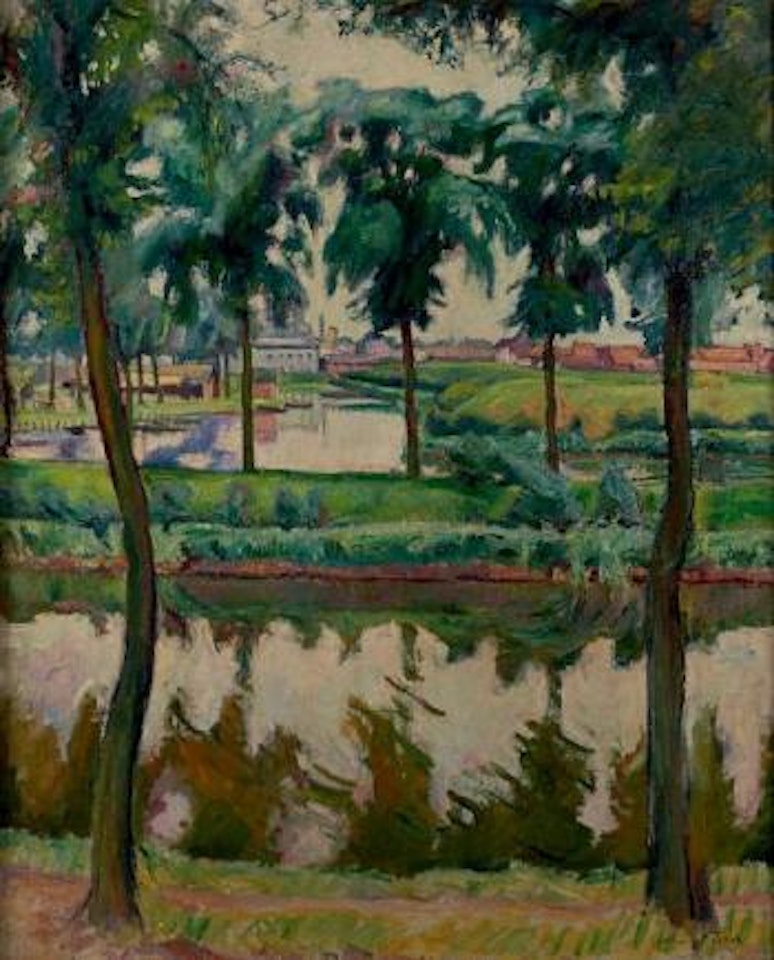 Les canaux d'Anvers by Othon Friesz