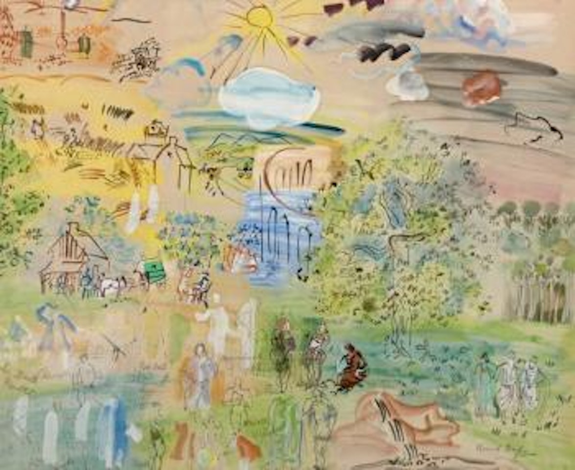 Projet pour la Fée Electricité by Raoul Dufy