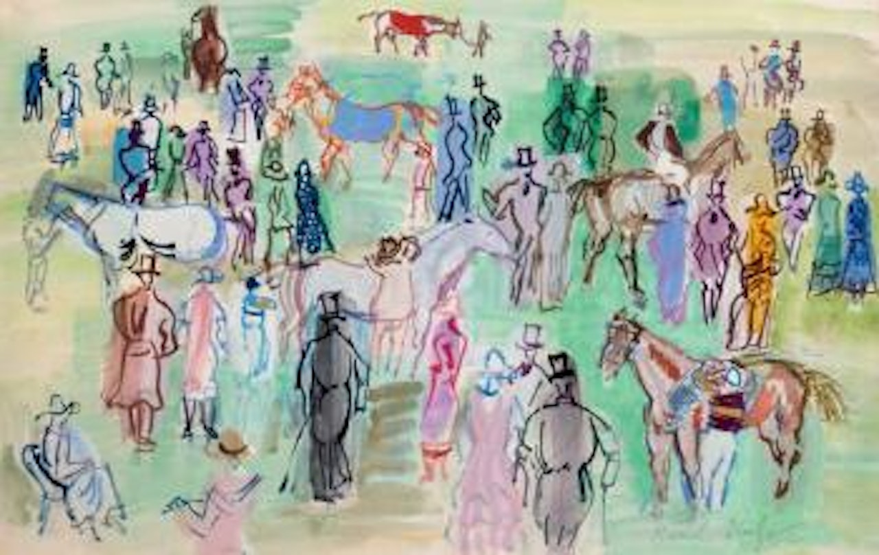 Le Paddock by Raoul Dufy