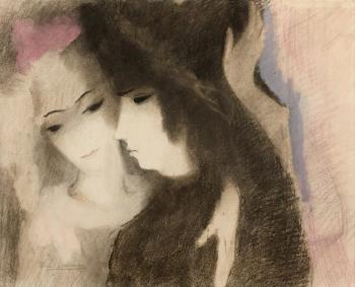 Les deux amies by Marie Laurencin