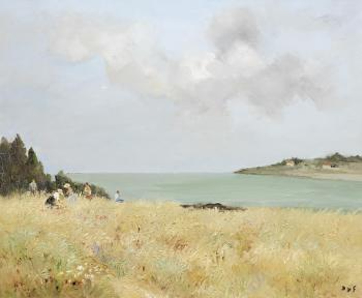 Cueillette des fleurs en Bretagne by Marcel Dyf