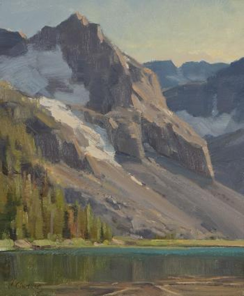 Island Lake, Crazy Mountains by Clyde Aspevig
