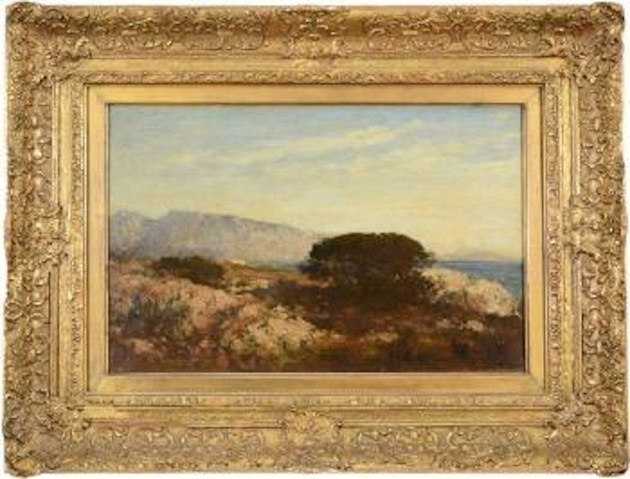 Mediterranean Landscape by Félix Ziem