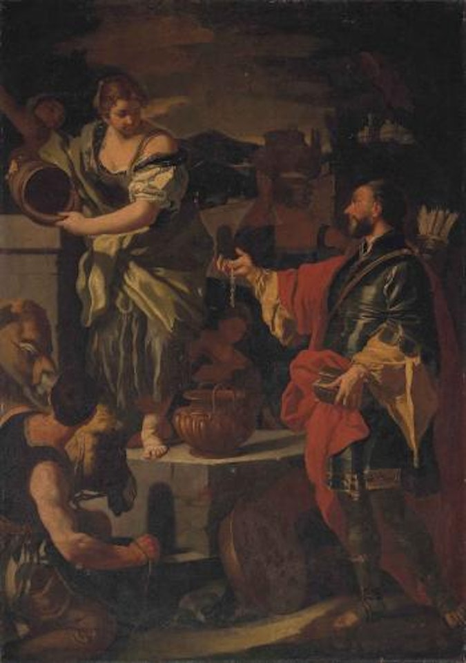 Rebecca and Eliezer by Francesco Solimena