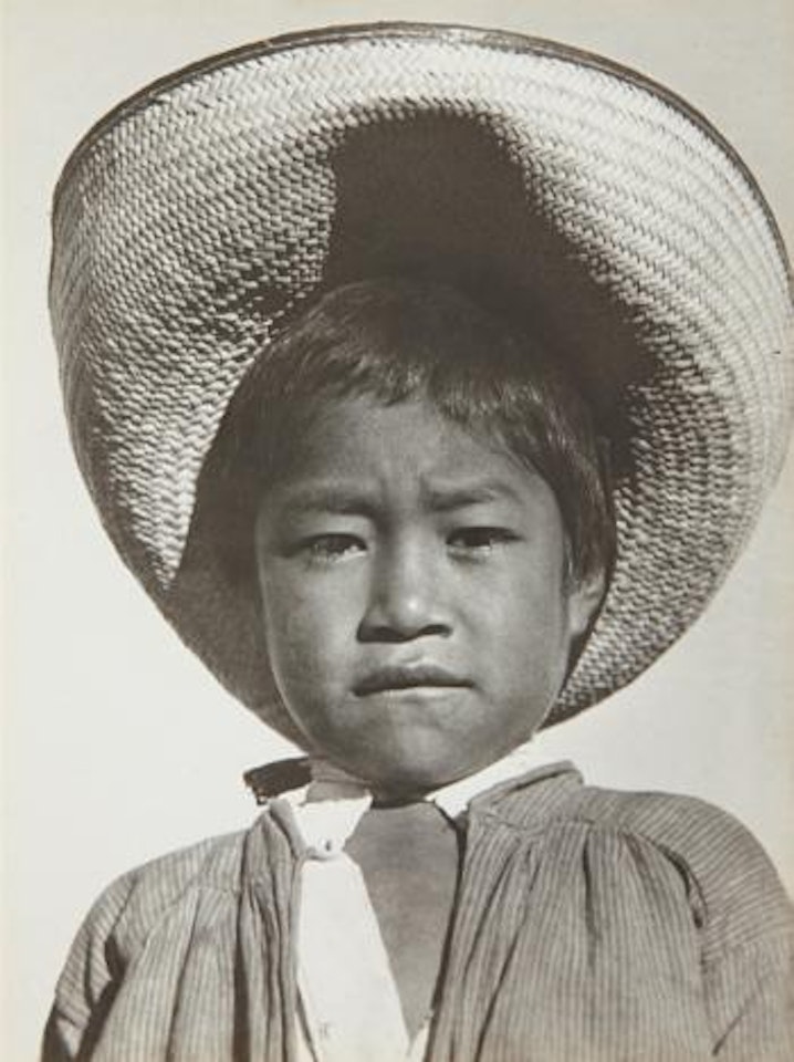 A proud little agrarista (Mexican peasant boy) by Tina Modotti