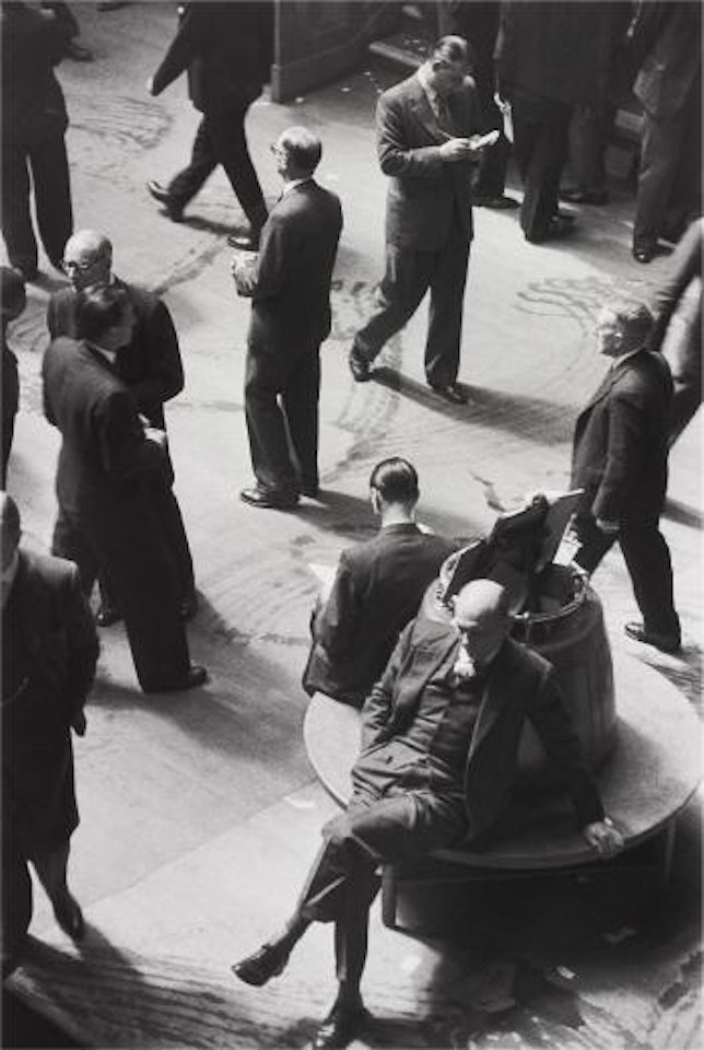 Stock Exchange, London by Henri Cartier-Bresson