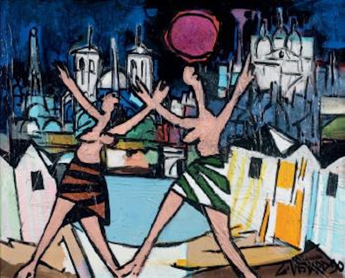 Les baigneuses à Paris by Claude Venard