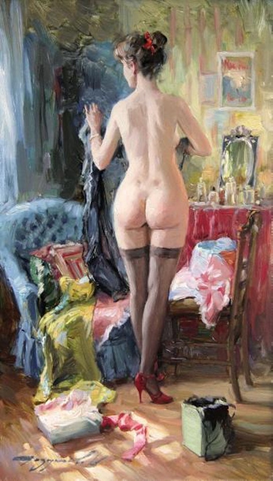 L'essayage by Constantin Razoumov