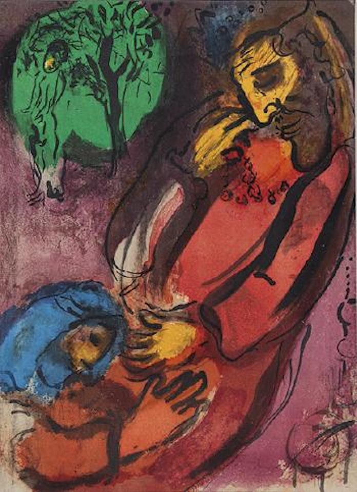 David Et Absalon - Jérémie by Marc Chagall