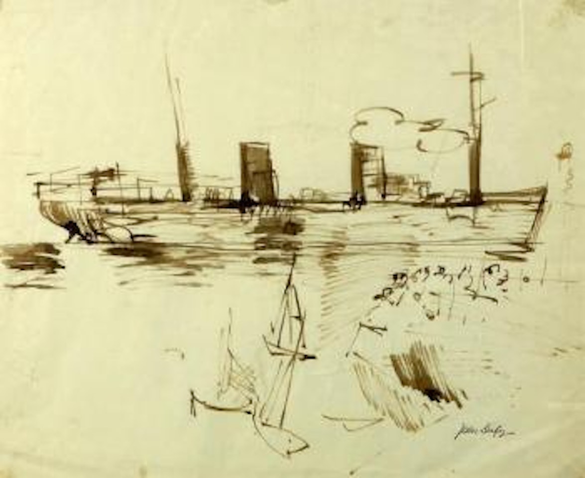 Bateau à vapeur by Jean Dufy