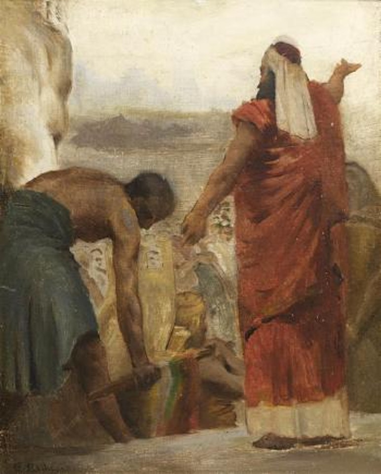 Le transport de l'urne d'or by Georges Antoine Rochegrosse