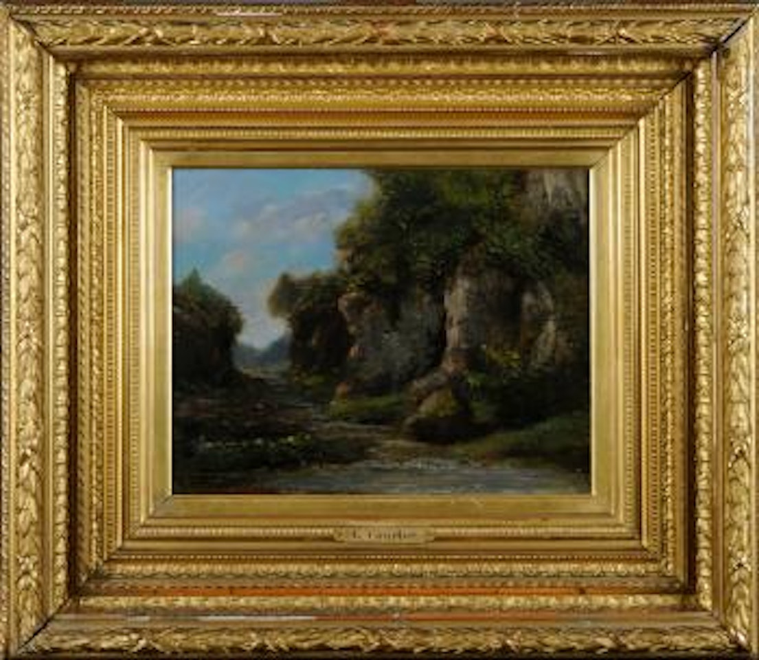 Paysage avec rochers by Gustave Courbet