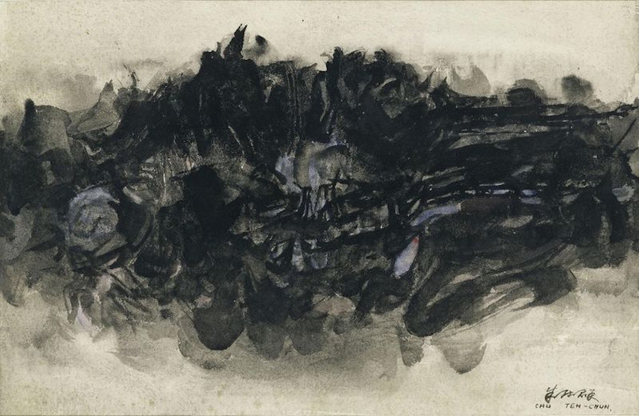 Composition no. 118 by Chu Teh-Chun