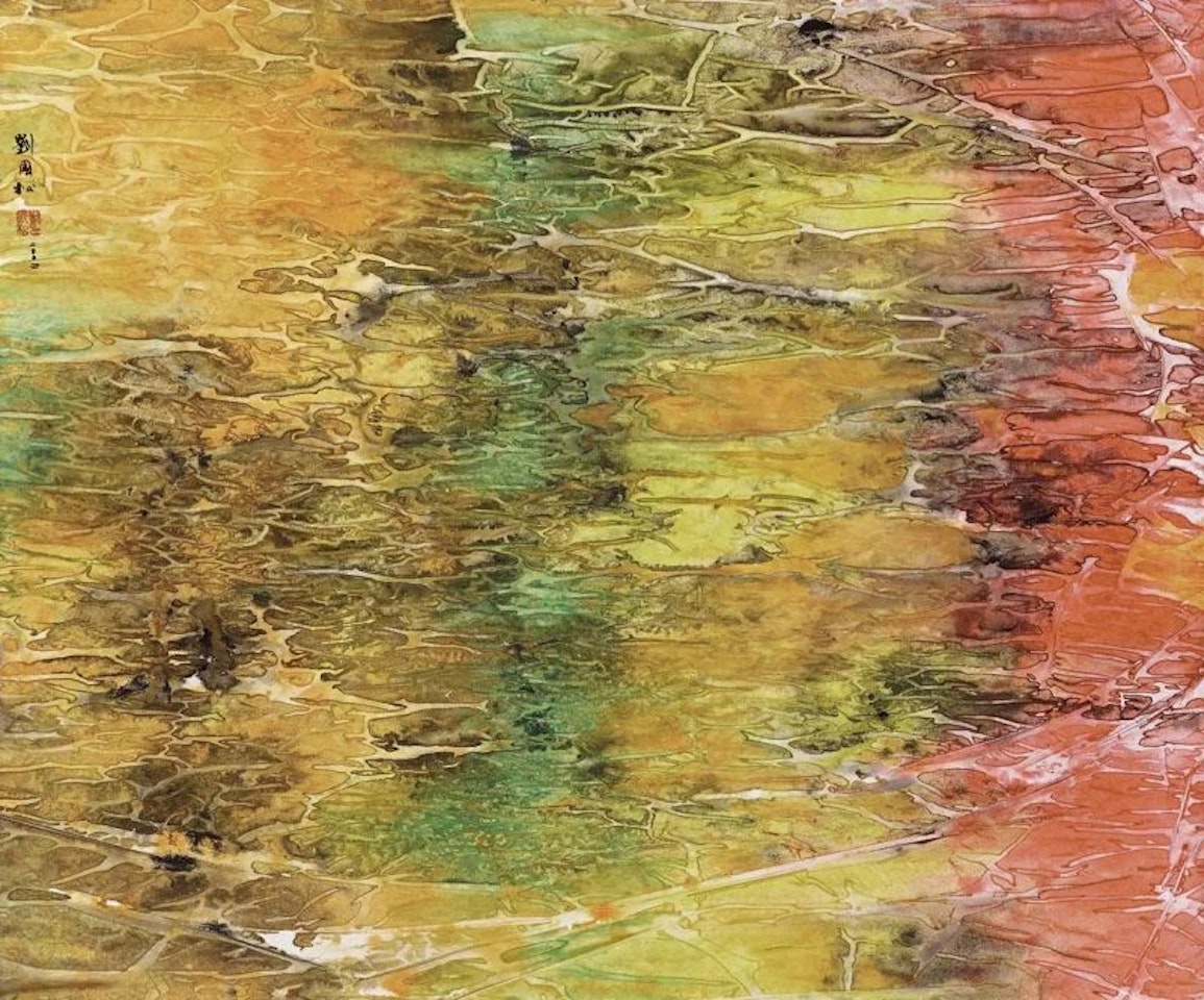 The beauty of autumn by Liu Kuo-Sung (Liu Guosong)