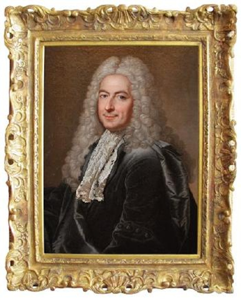 Portrait de Philibert Orry (1689-1747), contrôleur général des finances et directeur général des bâtiments du roi by Hyacinthe Rigaud