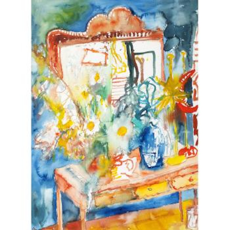 Bedroom stilll life by John Bellany