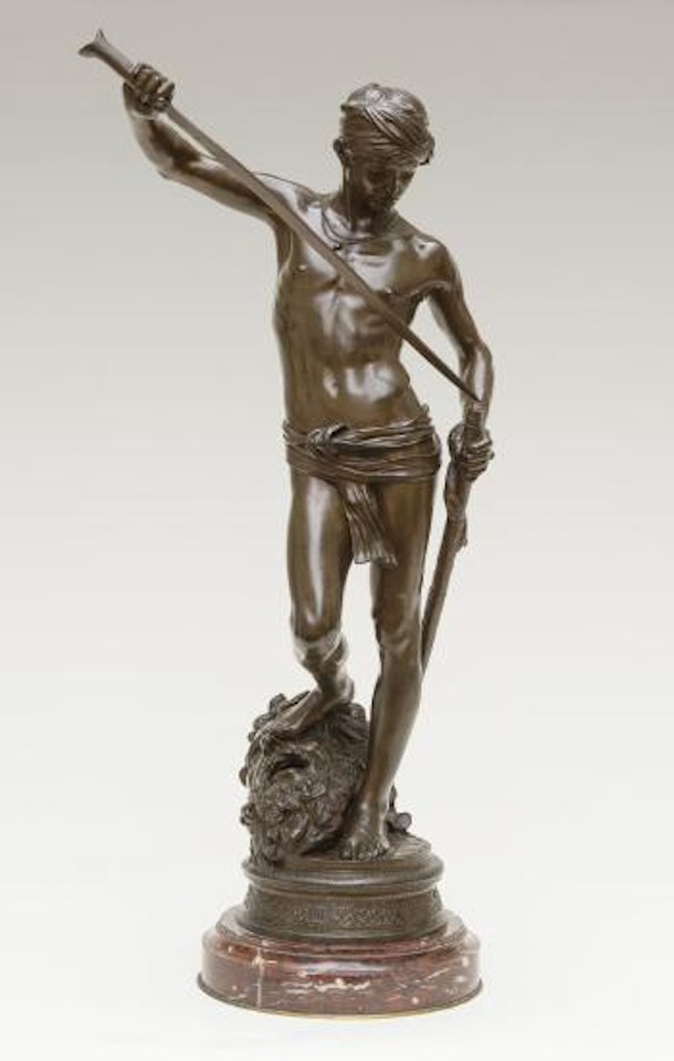 David vainqueur by Marius Jean Antonin Mercie