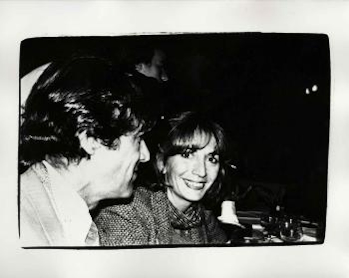 Penny Marshall and Brian Ferry by Andy Warhol
