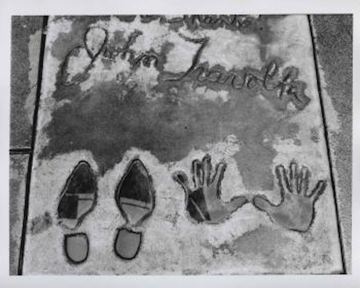 John Travolta's Hands by Andy Warhol
