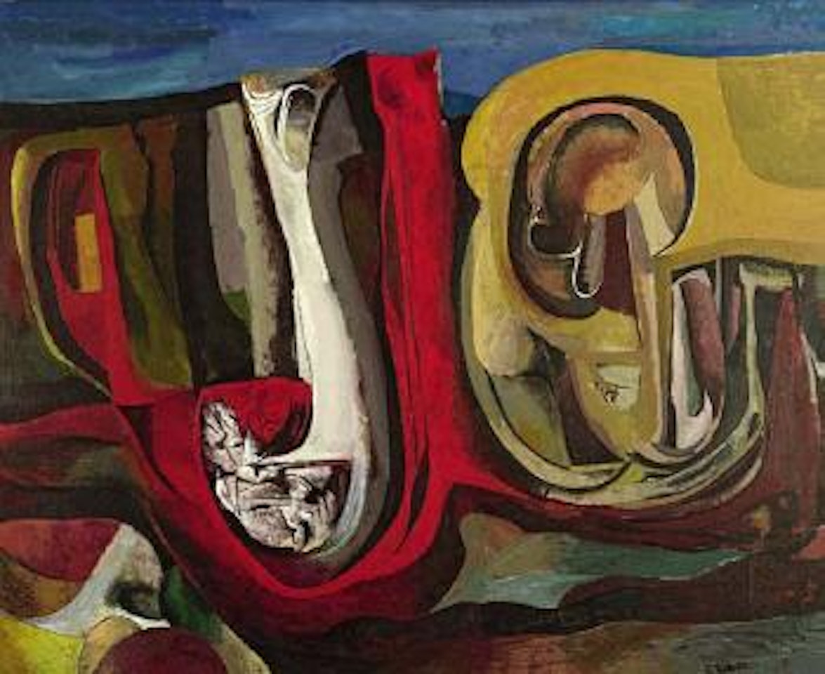 Metaphysical landscape by Cecil Skotnes