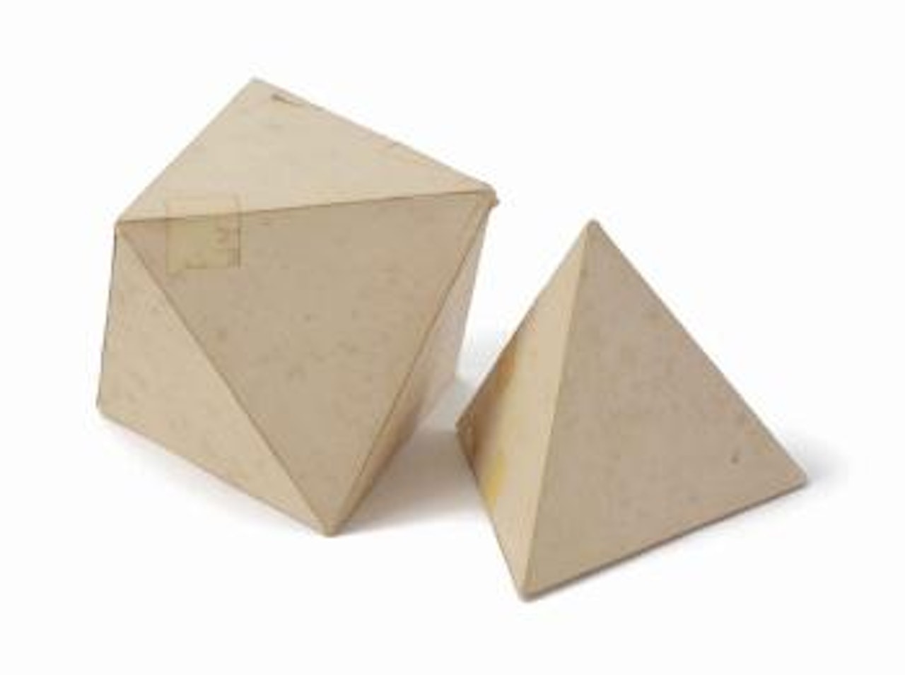 Tetrahedron (Model For Marble Sculptures) by Tony Smith