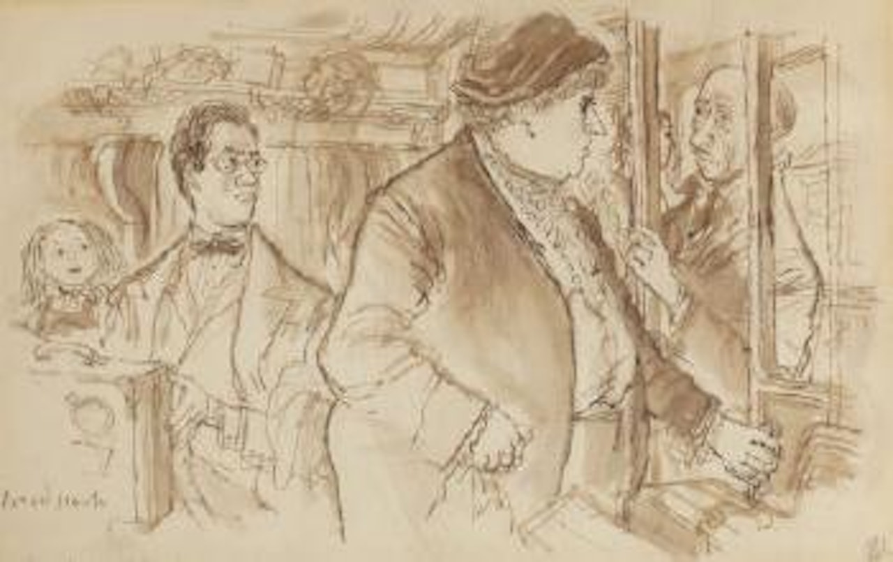 The Unhappy Passenger by Ronald Searle