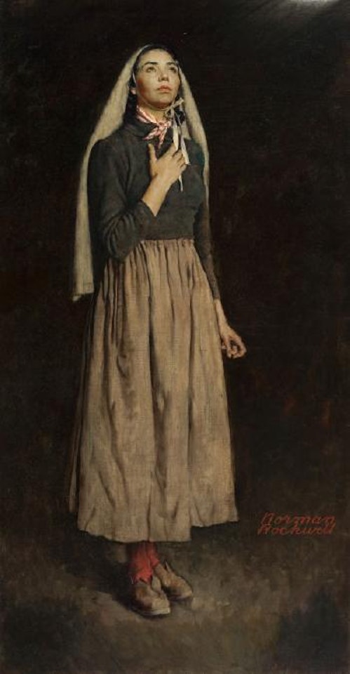 The Song of Bernadette by Norman Rockwell