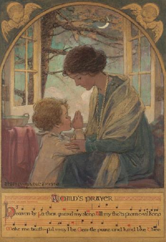 A Child's Prayer, book cover by Jessie Willcox Smith
